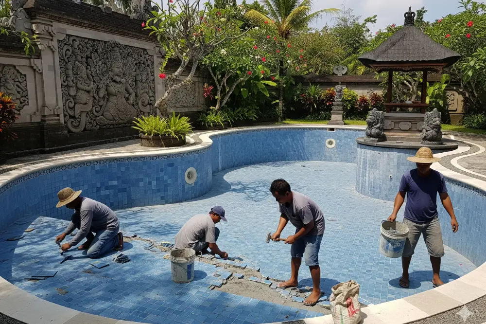 jasa renovasi kolam renang bali