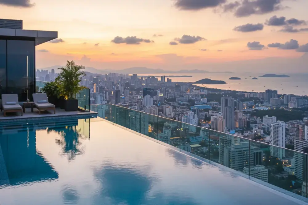 kontraktor kolam renang rooftop bali