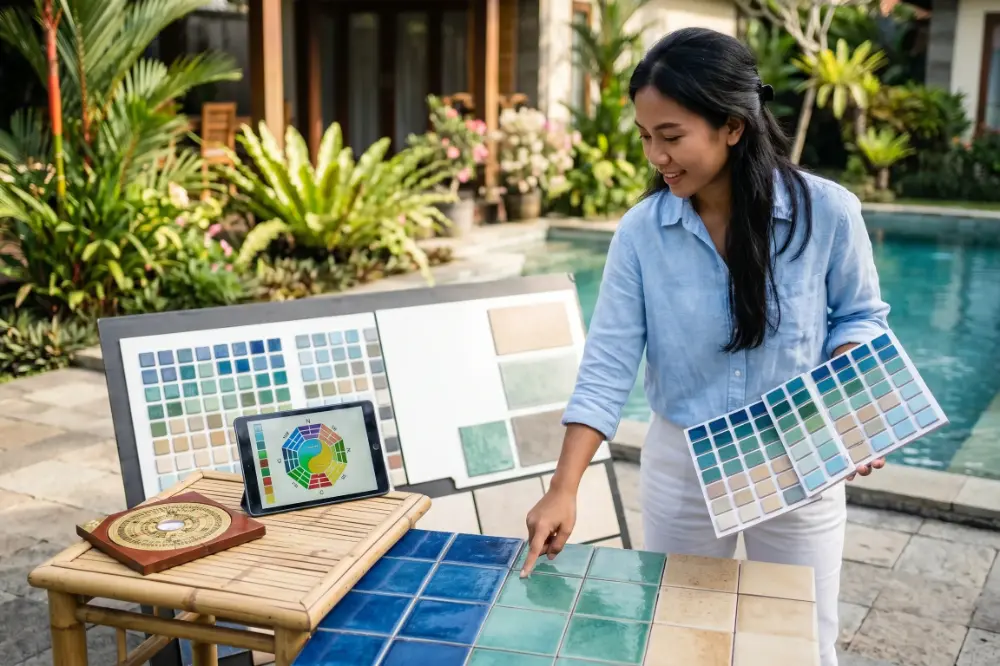 Warna Keramik Kolam Renang Menurut Feng Shui