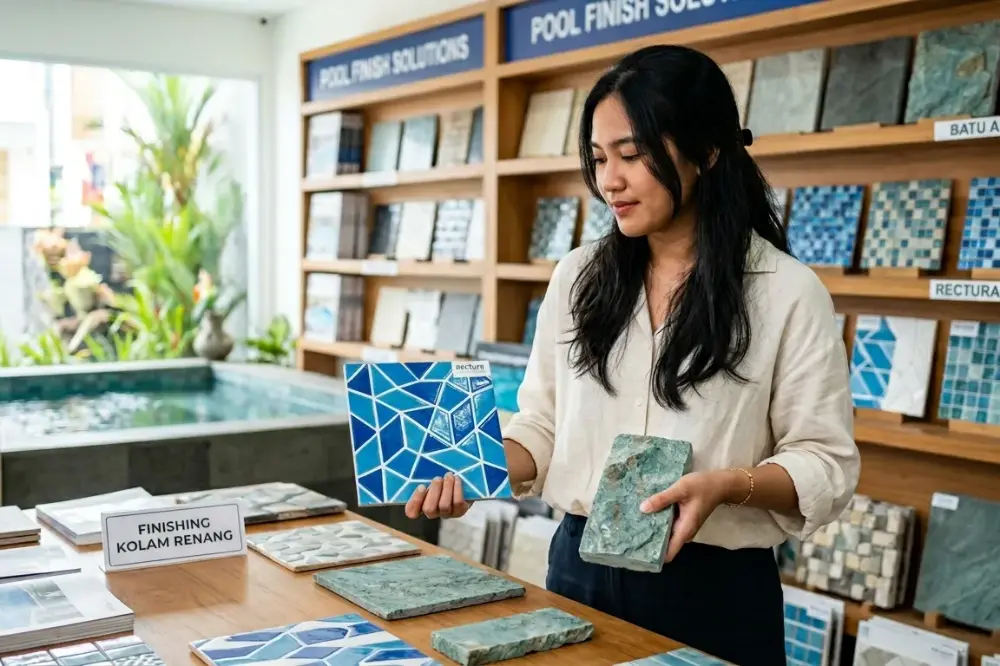 jenis finishing kolam renang