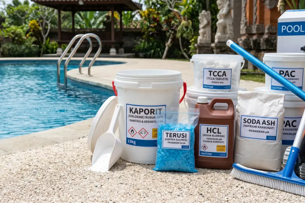 bahan kimia air kolam renang