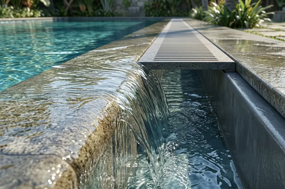 Apa itu gutter kolam renang?