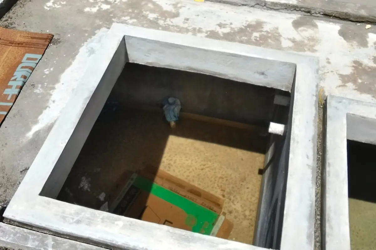 Finishing ruang pompa